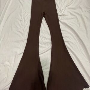 Brown Flared Pants